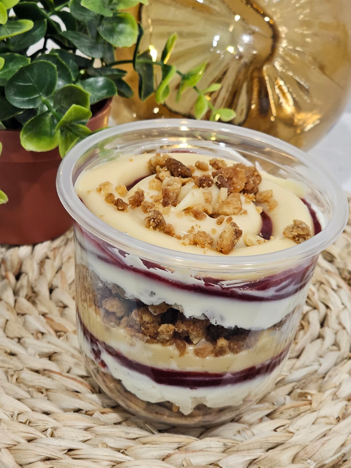 Copo Cheesecake de Morango