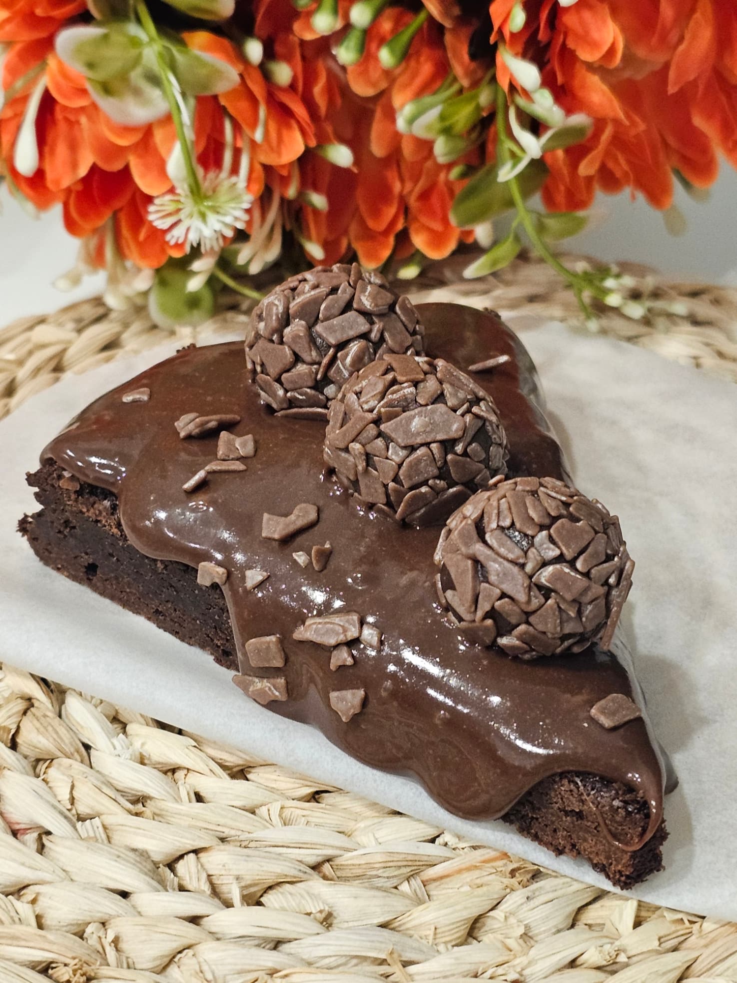 Fatia Brownie Brigadeiro